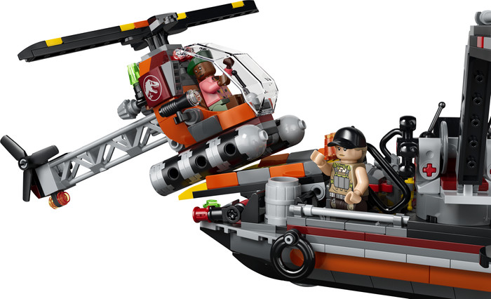 LEGO Jurassic World Mosasaurier-Angriff auf das Boot 77983 detail
