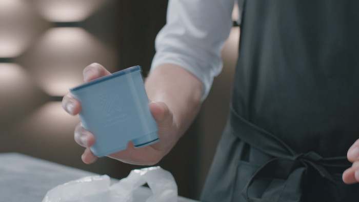 Philips / Saeco Pflegeset CA6707/10 produkt in gebrauch