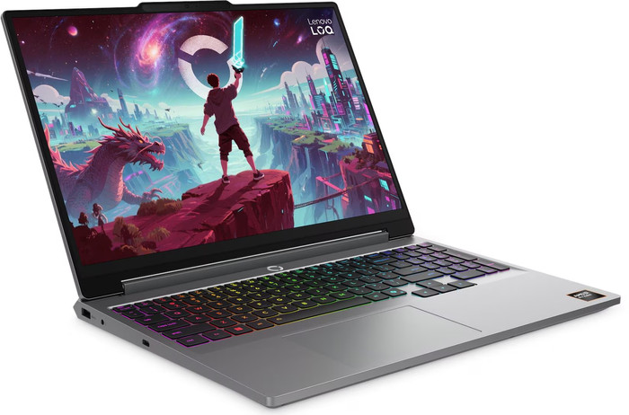 Lenovo LOQ 15AHP11 - 15,3" - AMD Ryzen 7 - 16GB RAM/1TB SSD - RTX 5050 vorne