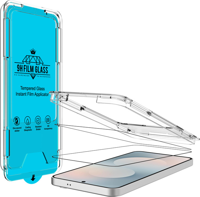 Just In Case Tempered Glass Samsung Galaxy S25 FE Panzerglas rechte seite