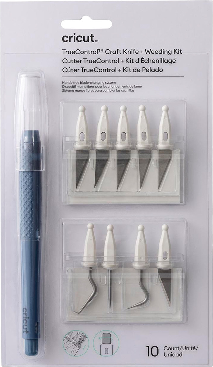 Cricut TrueControl Entgitter- und Messerklingen-Set verpackung
