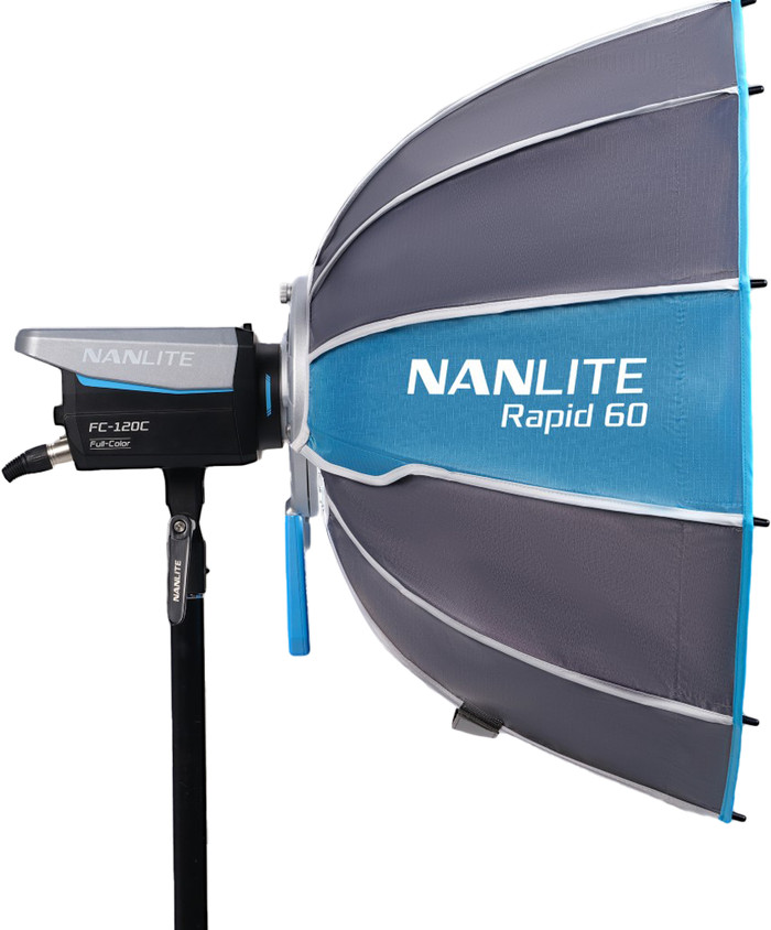 Nanlite Rapid 60 FM Mount Softbox left side
