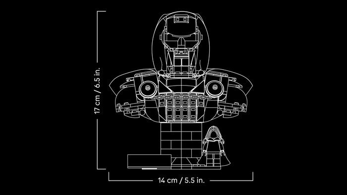 LEGO Marvel Doctor Doom Büste 76345 visueller lieferant