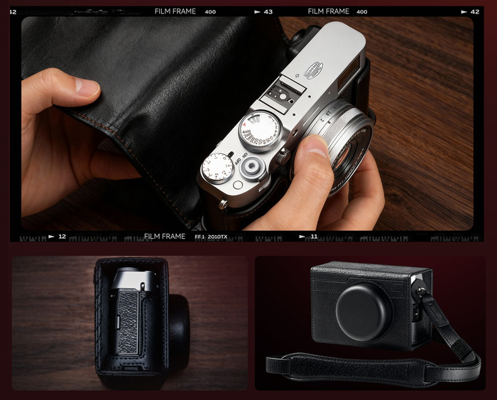 SmallRig 5622 Camera Leather Case Kit for Fujifilm X100VI Black product in use