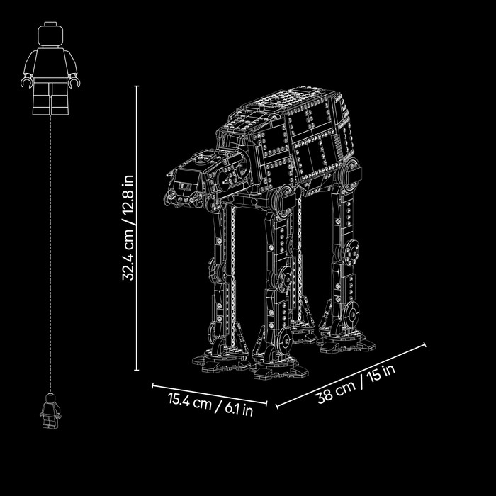 LEGO Star Wars AT-AT des Restimperiums mit INT-4 75454 visueller lieferant