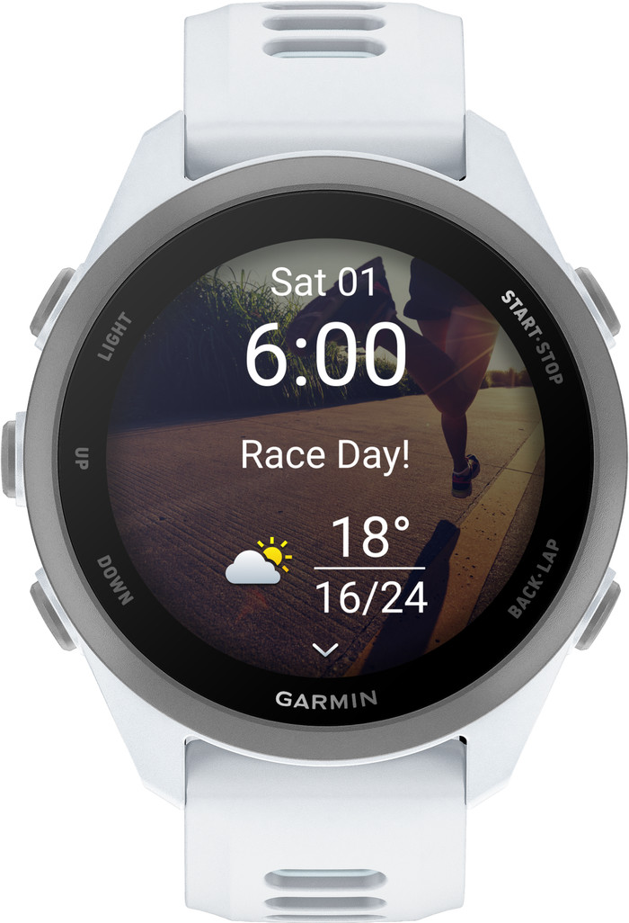 Garmin Forerunner 170 43mm White front