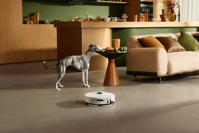 Dreame X60 Pro Ultra Complete White produkt in gebrauch