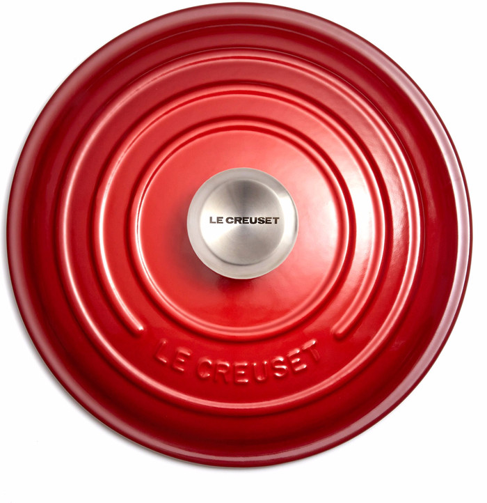 Le Creuset Signature Runder Bräter 24 cm Kirschrot null