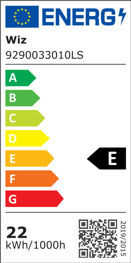 WiZ Light Strip for outdoors - Colored and white light - 5m energy label