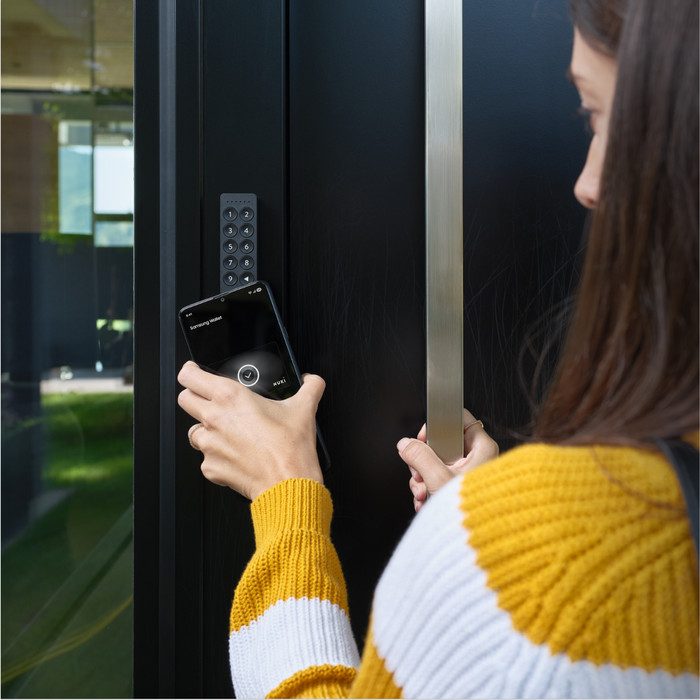 Nuki Keypad 2 NFC product in use