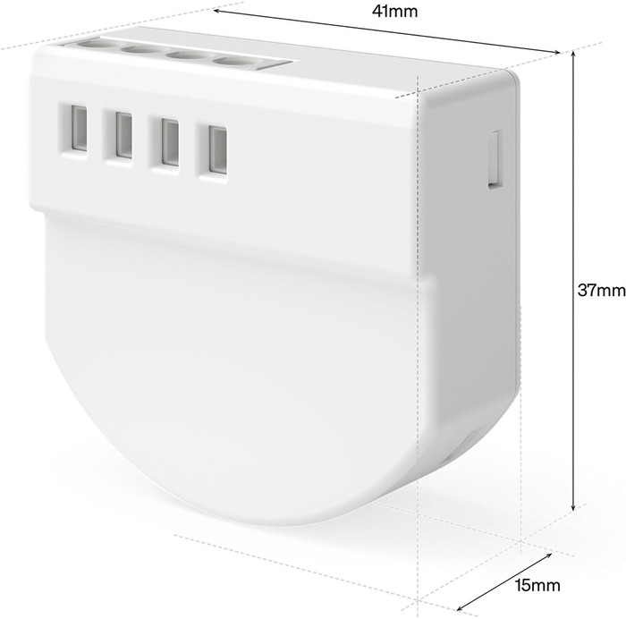 Philips Hue Kabelgebundenes Wandschaltermodul für Smart-Lampen Doppelpack produkt in gebrauch