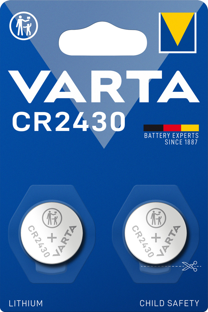 VARTA Lithium Coin CR2430 BLI 2 Units Main Image