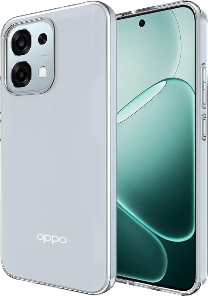 Just in Case Soft Design OPPO A6 Pro Back Cover Transparent right side