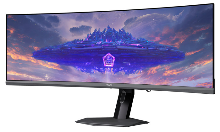 AOC AGON PRO AGP497UCZD QD-OLED Curved vorne