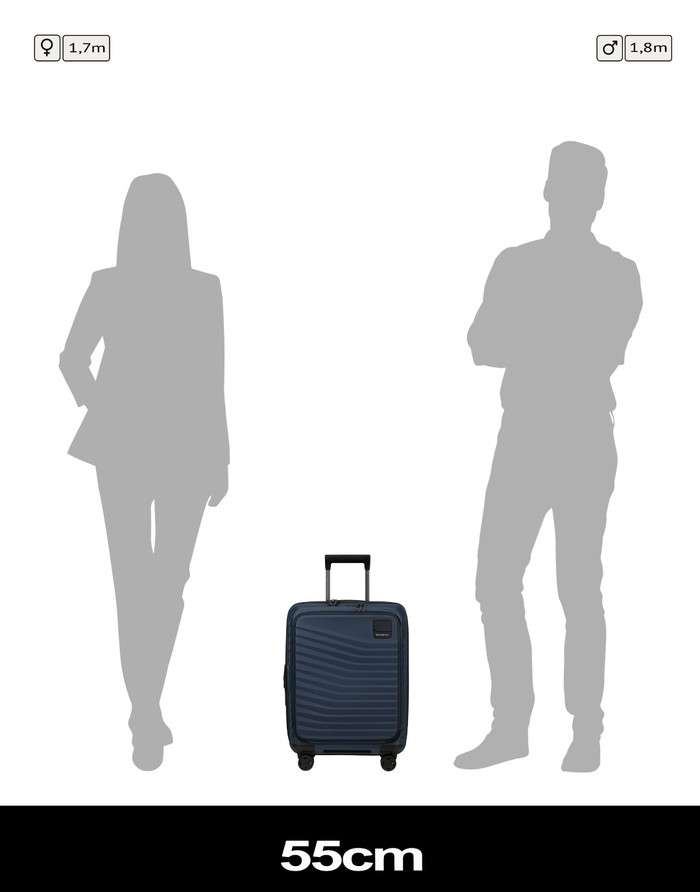 Samsonite Intuo Spinner Easy Access Expandable 55 cm Blue visueller lieferant