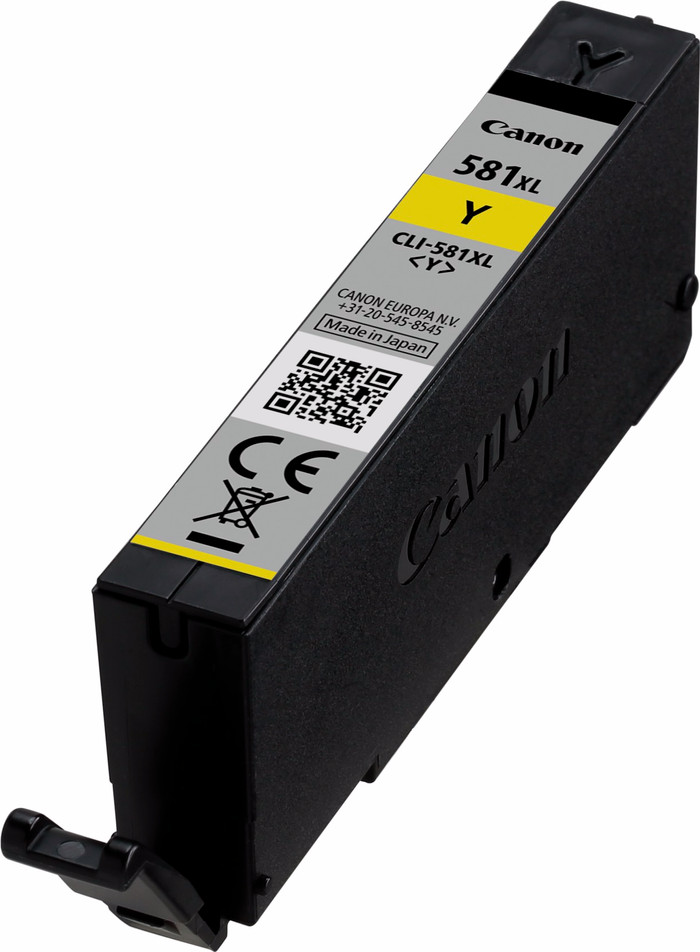 Canon CLI-581XL Cartridge Yellow top