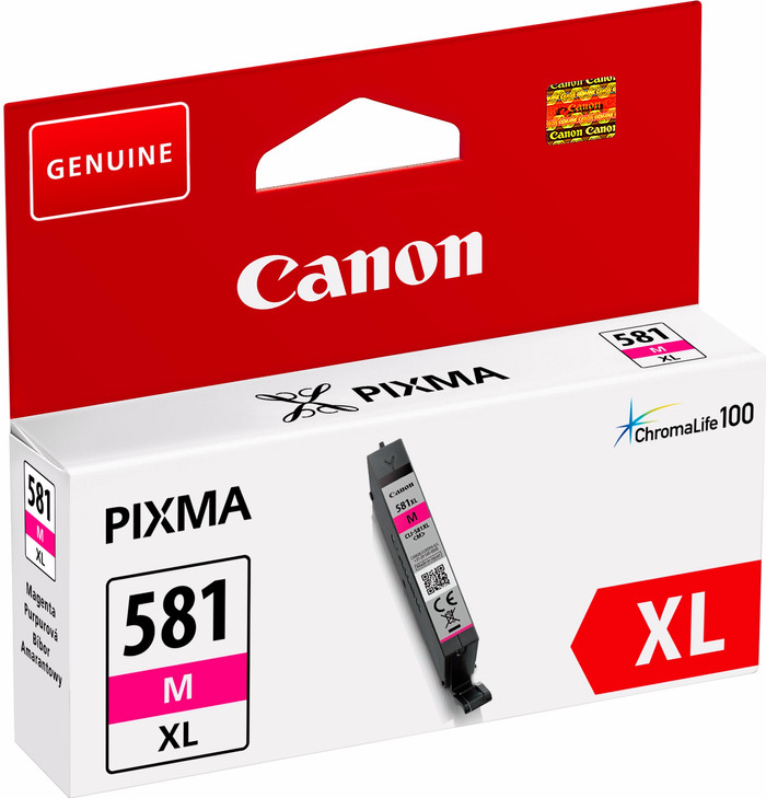 Canon CLI-581XL Cartridge Magenta packaging
