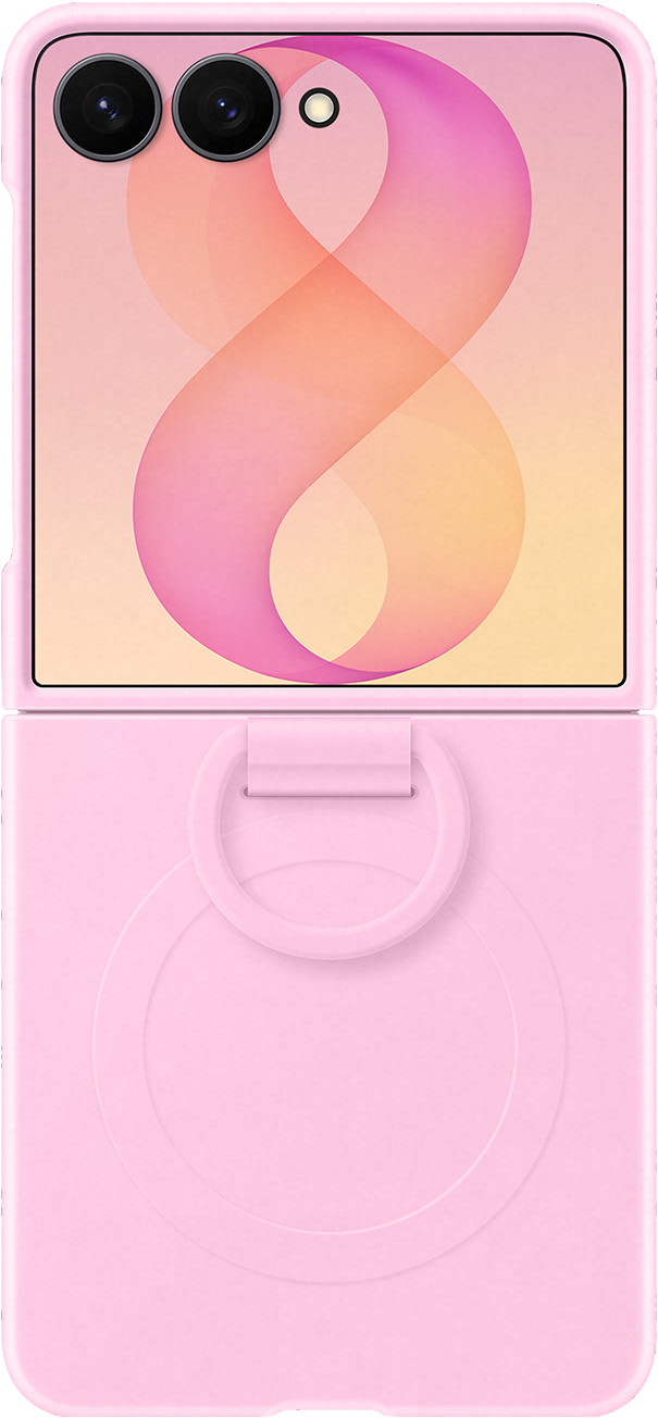 Samsung Galaxy Z Flip8 Backcover aus Silikon mit Magnet Lila Main Image