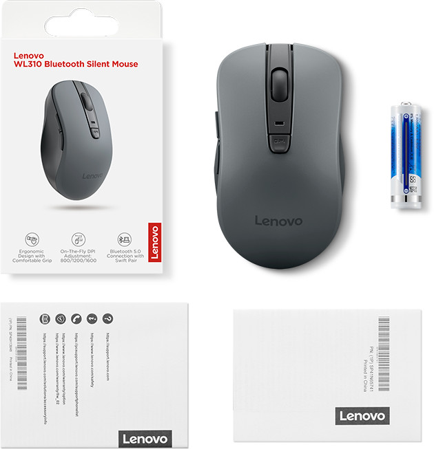 Lenovo WL310 Leise Bluetooth-Maus zubehör