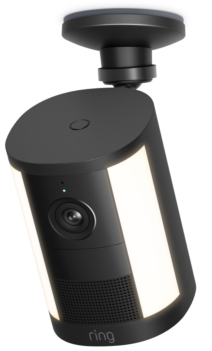 Ring Spotlight Cam 2. Generation Akku Schwarz rechte seite