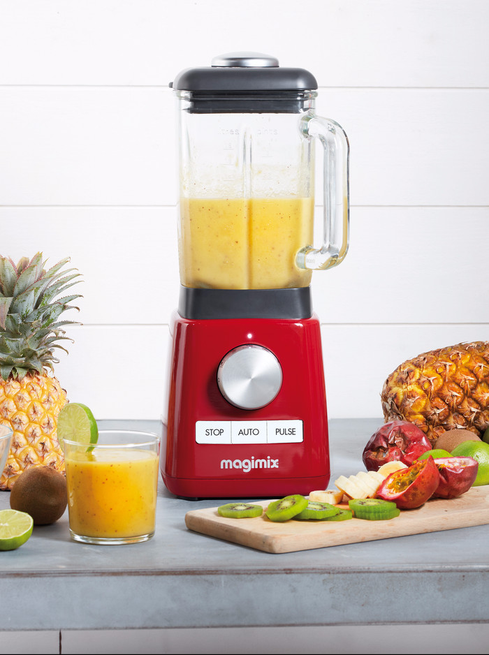 Magimix Power Blender 4 Rot produkt in gebrauch