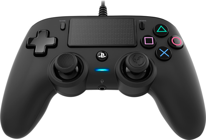 Nacon PS4 Official Kabelgebundener Controller Schwarz vorne