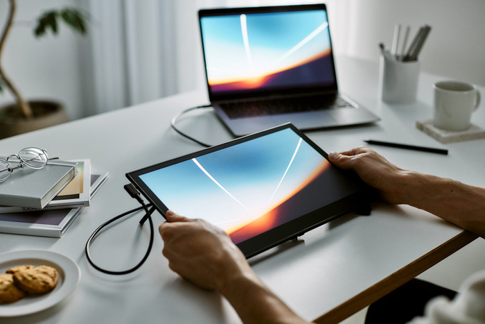 Wacom Movink 13 produkt in gebrauch