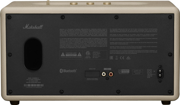 Marshall Stanmore III Lautsprecher BT Cream rückseite