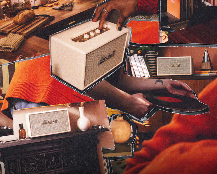 Marshall Acton IV BT Cream produkt in gebrauch