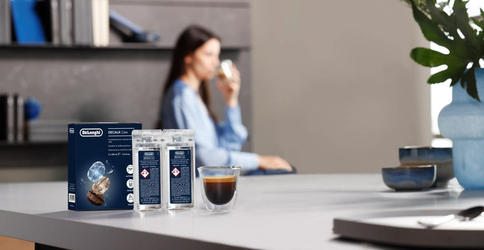 De'Longhi EcoDecalk Entkalker 2 x 100 ml produkt in gebrauch