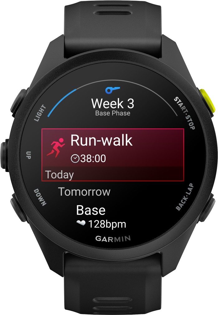 Garmin Forerunner 70 43mm Black front