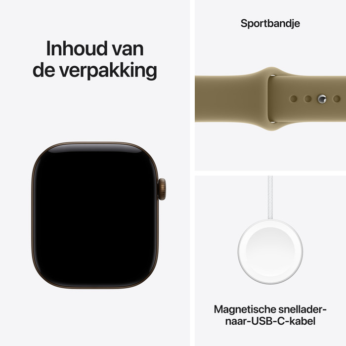 Apple Watch Series 12 Cellular 46mm Dark Bronze Sport Band M/L visual supplier
