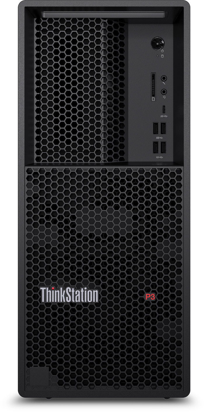 Lenovo ThinkStation P3 Tower Gen 2 - 30HT00C4BF vorne