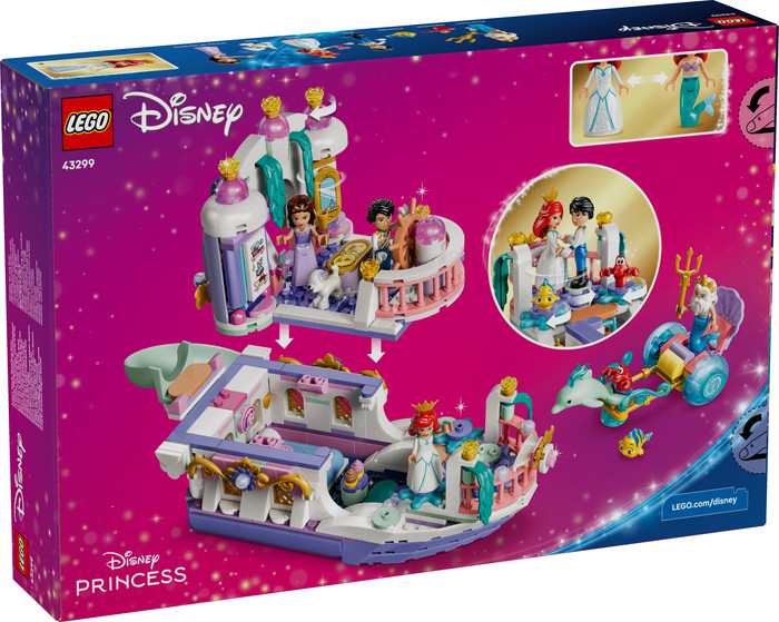 LEGO Disney Arielles Königliches Hochzeitsboot 43299 verpackung