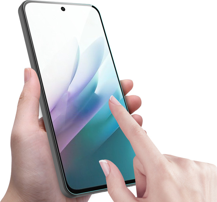 Just in Case Tempered Glass Xiaomi 17 Screen Protector product in use