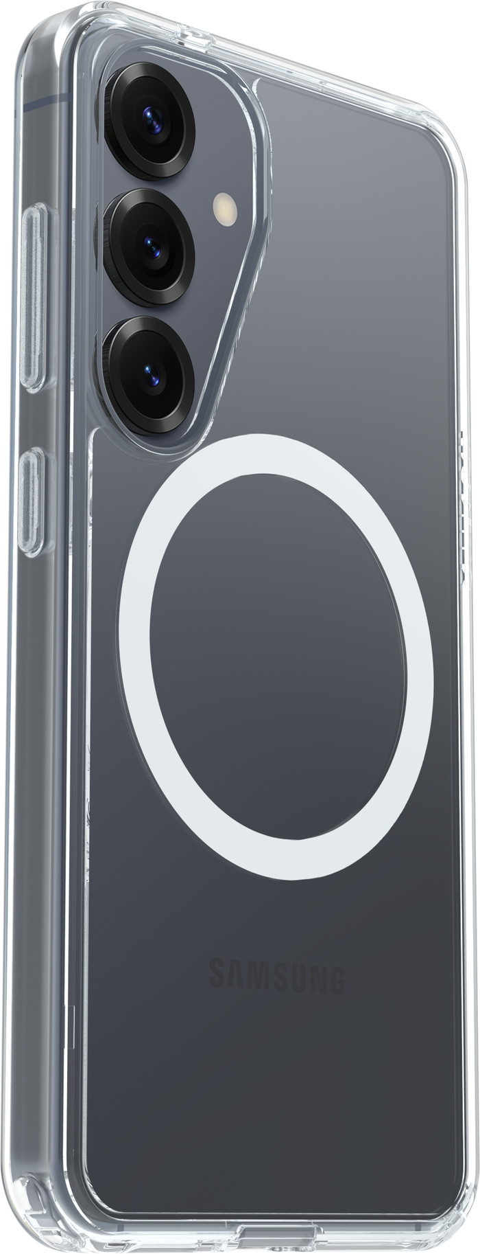 OtterBox Symmetry Samsung Galaxy S25 Back Cover Transparent right side