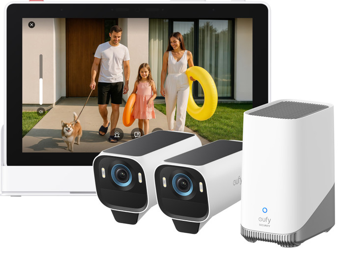 eufyCam S3 Pro Duo Pack + Smart Display E10 Main Image