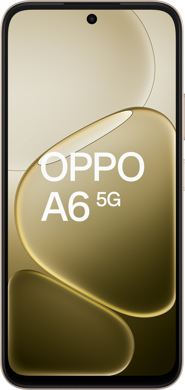 OPPO A6 128GB Gold 5G vorne