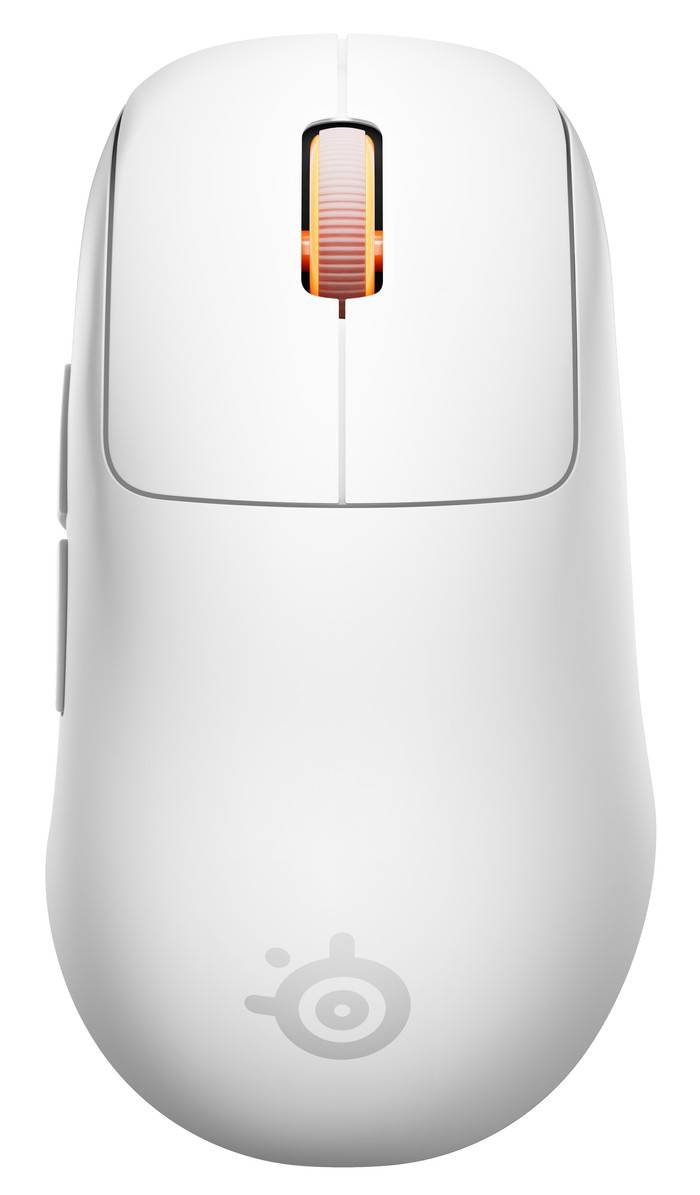 SteelSeries Rival Pro WL Wireless Gaming Mouse White top