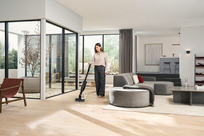 Miele Triflex HX3 Aqua produkt in gebrauch