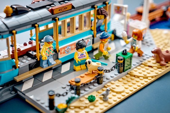 LEGO City Klassische Strandstraßenbahn 60506 produkt in gebrauch