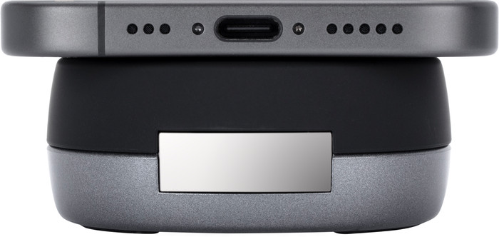 BlueBuildt 2-in-1 Wireless Charger with MagSafe and Qi2 25W Black detail
