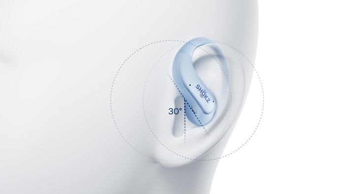 Shokz OpenFit Air 2 Blau visueller lieferant