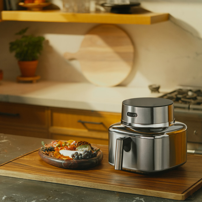 Cosori Iconic Single 6,2 l Edelstahl produkt in gebrauch