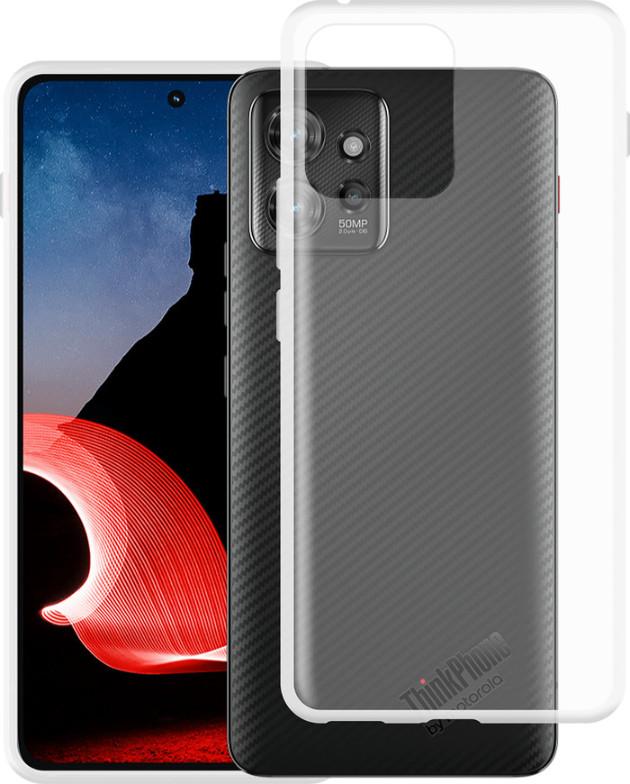 Just in Case Soft Design Motorola ThinkPhone Backcover Transparent vorne