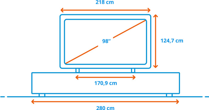TCL QD Mini-LED 98 Zoll T8D (2026) + TCL A65K visuelles Coolblue 1