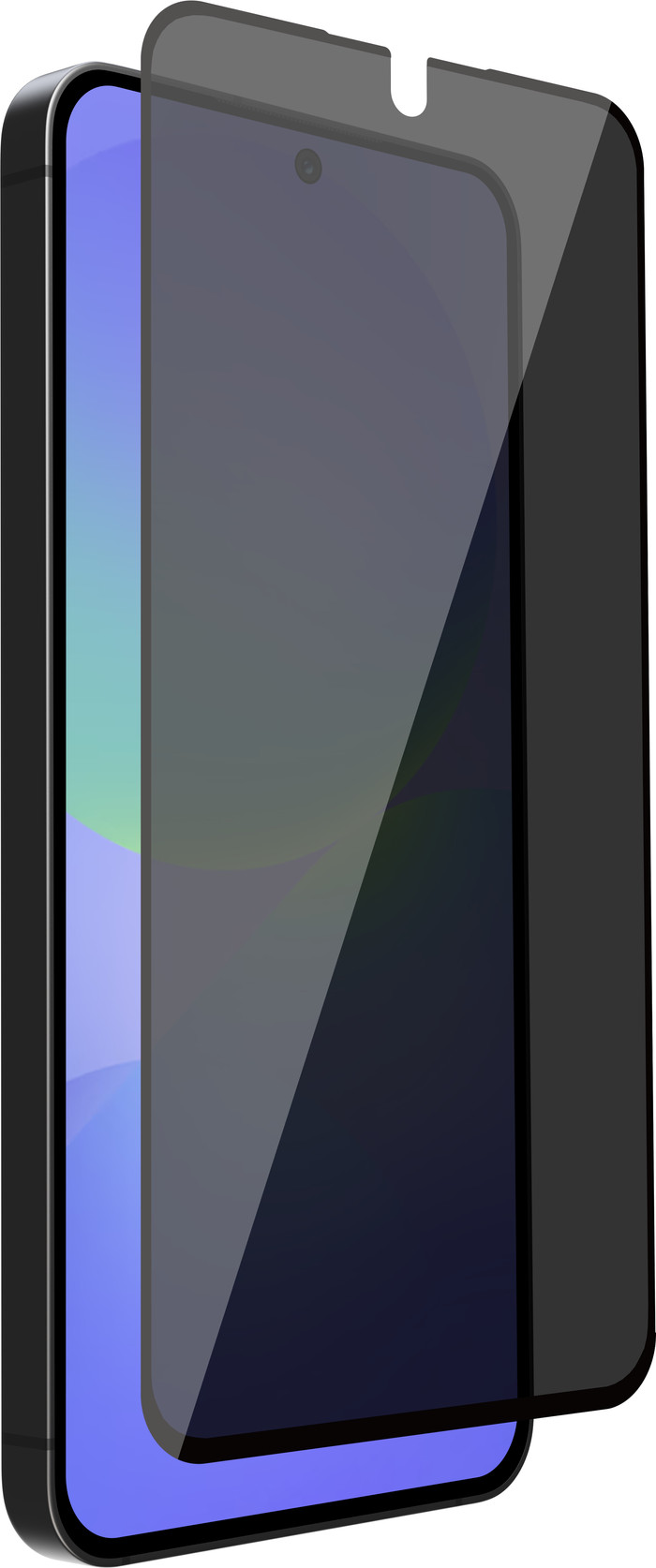 BlueBuilt Samsung Galaxy A37 Privacy Filter Screen Protector Glass detail