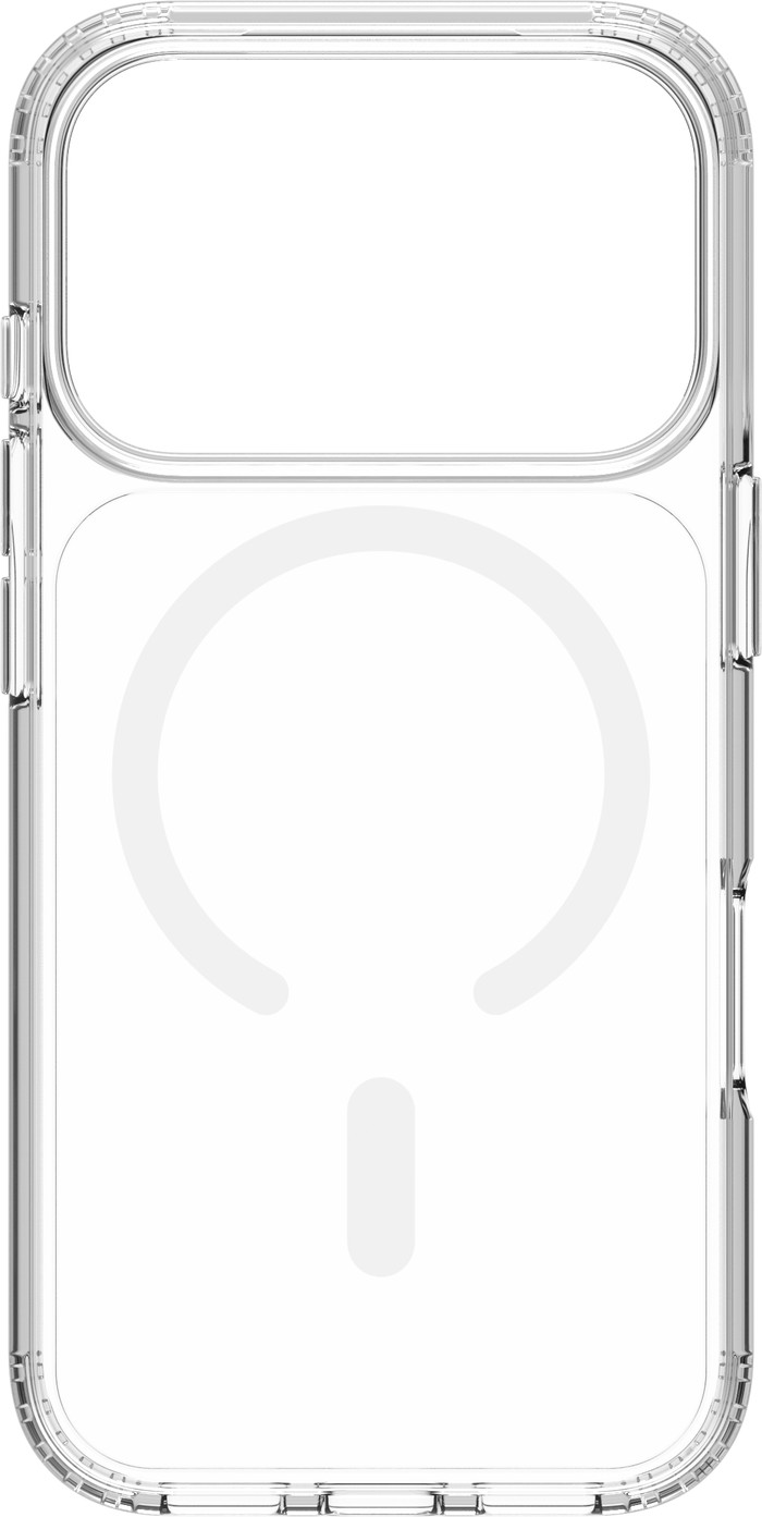 BlueBuilt Protective Backcover mit MagSafe iPhone 17 Pro Transparent + iPhone 17 Pro Panzerglas rückseite