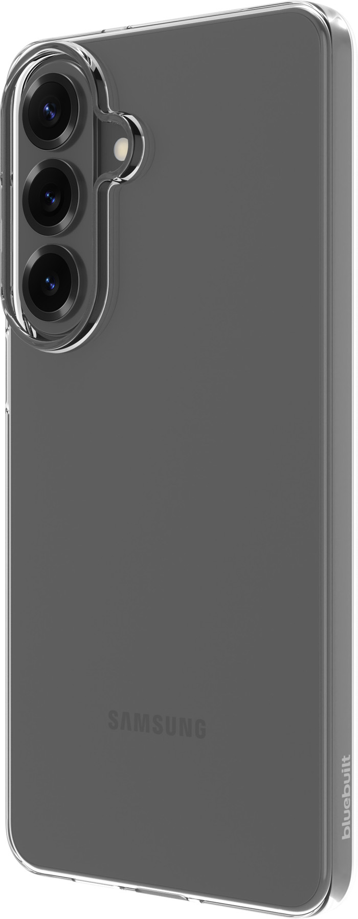 BlueBuilt Samsung Galaxy S26 Plus Back Cover Transparent right side
