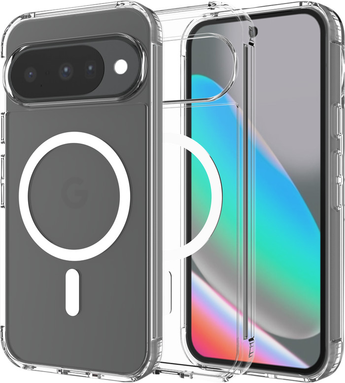 Just in Case Google Pixel 11 / 11 Pro Backcover mit Magnet Transparent innen